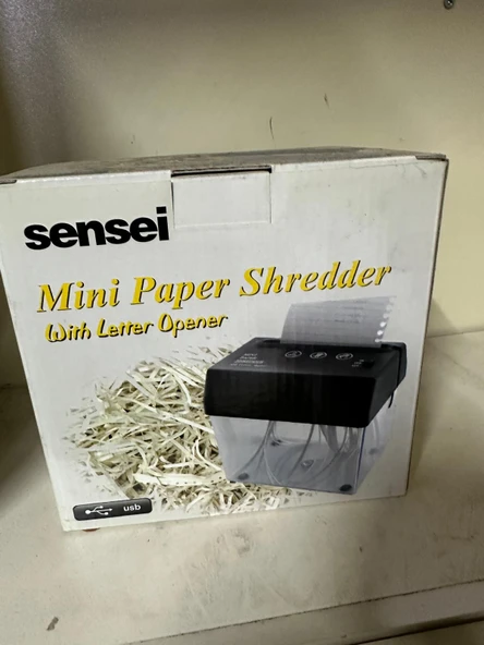 SENSEI MİNİ USB KAĞIT İMHA MAKİNESİ