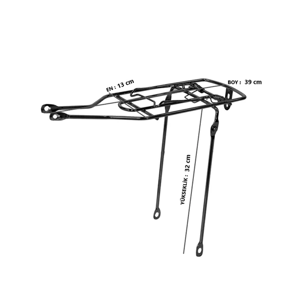 Hsgl 20 Jant Bisiklet Arka Demir Bagaj - 5