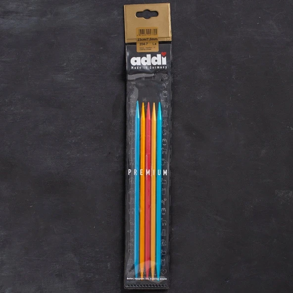 Addi Colibri 7mm 23cm Renkli Çorap Şişi - 204-7