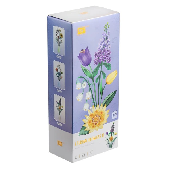 LZ1672 LOZ Çiçek Blok Seti 534 Parça-Vagon life - 2
