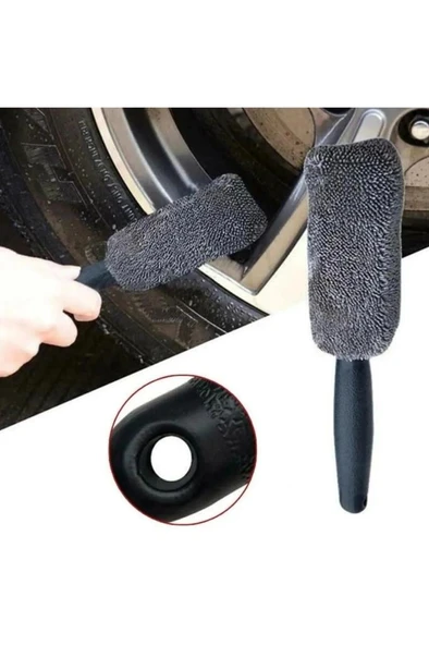 28 cm Mikrofiber Jant Temizleme Fırçası Yumuşak Çizmez Araba Motosiklet Lastik Yıkama Bakım Süngeri - 7