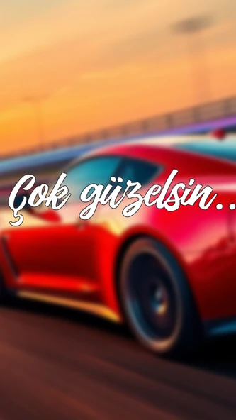 Çok Güzelsin Güneşlik Ayna Yazısı Araba-Motosiklet Cam Etiket Sticker 8x2cm Beyaz Renk - 2