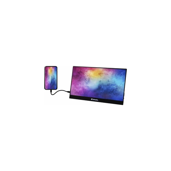 Verbatim PMT-14 14" 6 ms Full HD IPS 60 Hz Dokunmatik Taşınabilir Monitör - Resim 4