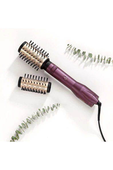 BaByliss AS950E Big Hair Dual Hava Üflemeli Saç Şekillendiricisi Mor - 6