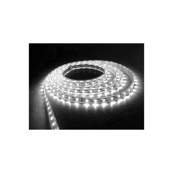 ŞERİT LED 24V DIŞ MEKAN BEYAZ 5MT BOLLED+CATA