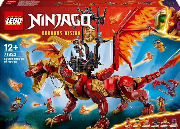 Lego Ninjago Hareket Kaynak Ejderhası 71822 – 12 Yaş Ve Üzeri İçin 6 Minifigür İçeren Yaratıcı Oyunc - Resim 3