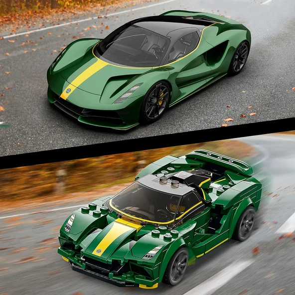 Lego® Speed Champions Lotus Evija 76907-8 Yaş Ve Üzeri Çocuklar Ve Araba Meraklıları Için Harika Bir - Resim 5