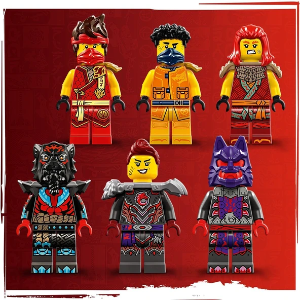 Lego Ninjago Hareket Kaynak Ejderhası 71822 – 12 Yaş Ve Üzeri İçin 6 Minifigür İçeren Yaratıcı Oyunc - Resim 7