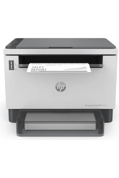 Laserjet Tank Mfp 1602w Yazıcı, Baskı, Fotokopi, Tarama, Çift Bantlı Wi-fi, Siyah-beyaz, 2r3e8a