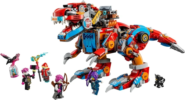 Lego Dreamzzz Cooper’In Robot Dinozoru C-Rex 71484 – 9 Yaş Ve Üzeri Çocuklar İçin 4 Minifigür Ve T. - Resim 2