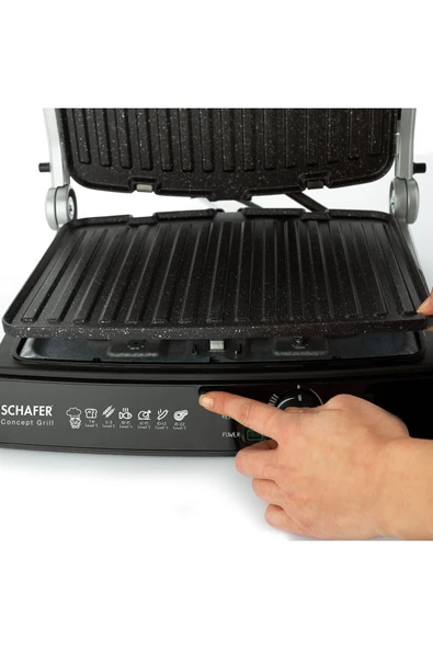 Concept Grill Tost Makinesi-siyah - 4