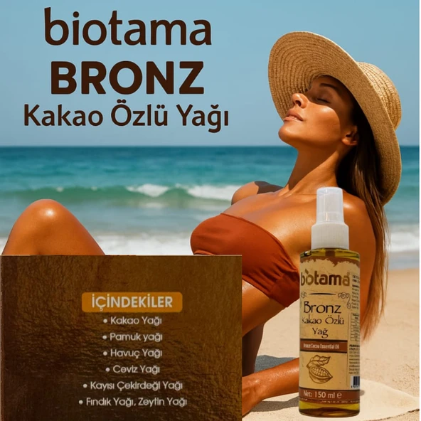 biotama BRONZ Kakao Özlü Bitkisel Karışım 150 ml