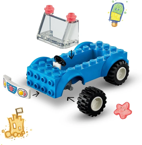 Lego 41725 Plaj Arabası Eğlencesi - Yeni. - Resim 4