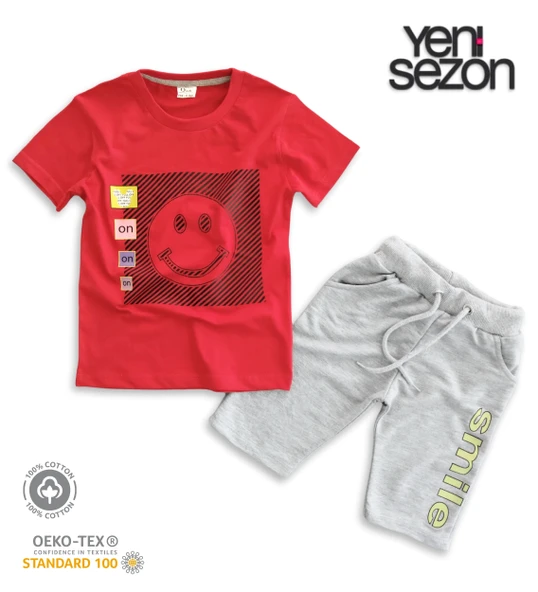 Triliya Pamuklu Unisex Çocuk Kapri Takımı (Cepli & Kordonlu, 3-12 Yaş) TRL-25 - 2