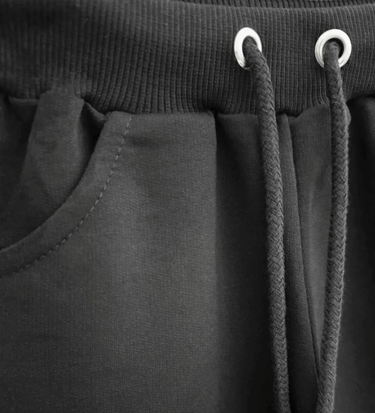 Triliya Pamuklu Unisex Çocuk Kapri Takımı (Cepli & Kordonlu, 3-12 Yaş) TRL-25 - 6