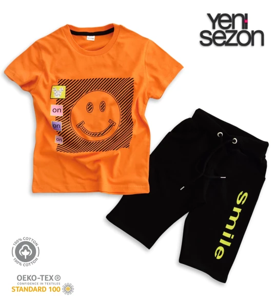 Triliya Pamuklu Unisex Çocuk Kapri Takımı (Cepli & Kordonlu, 3-12 Yaş) TRL-25