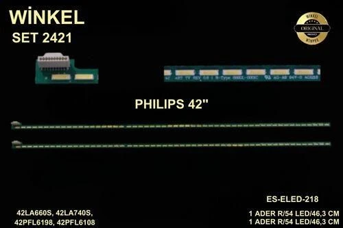 LCD LED-2421 2 Lİ ÇUBUK-42PFL6008K-42PFL6188-42LA660S-42LA740-ELED0218-WİNKEL