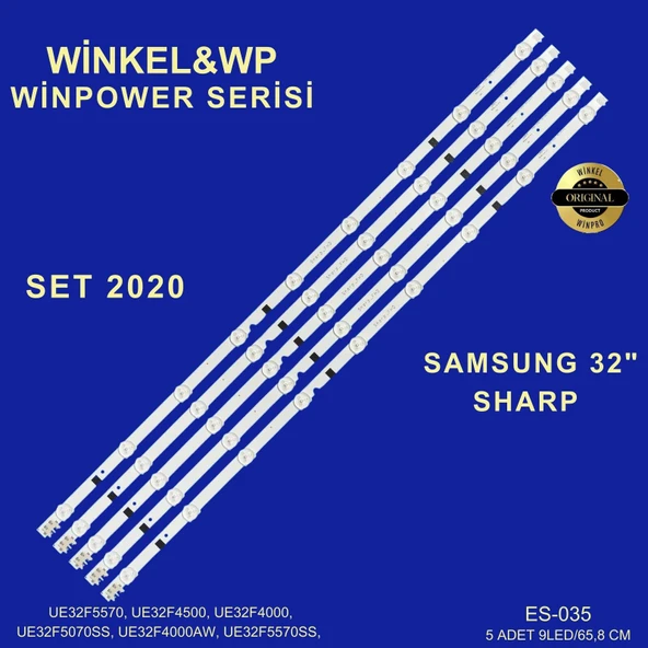 LCD LED-2020-TAKIM 5 Lİ-UE32F5570-UE32F5500-UE32F5070-C237-M24