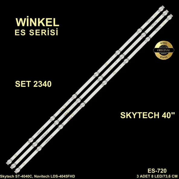 LCD LED-2340 TAKIM 3 LÜ-ST-4040C,LDS-4045FHD,SLT-4041C,SST4050SMART-CX39008--ES-720-WİNKEL