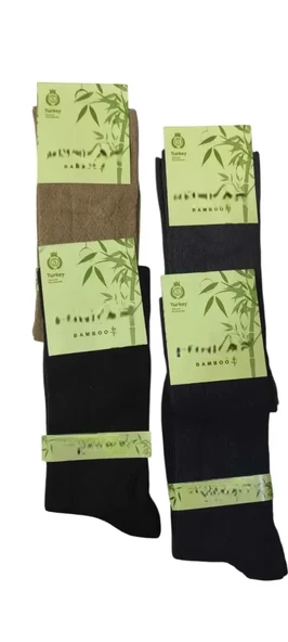 Erkek Bambu Klasik 12'li Çorap