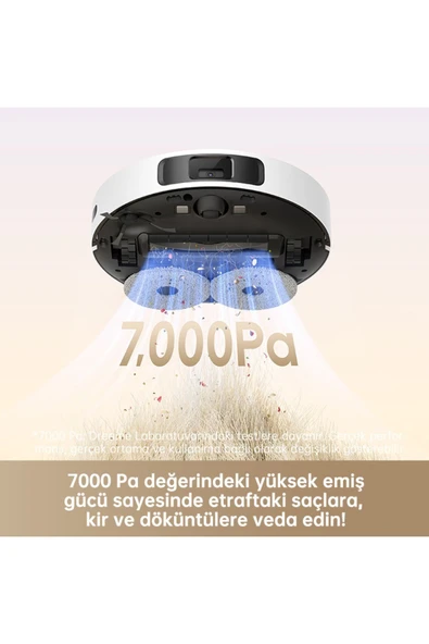 L10s Pro Gen 2 Robot Süpürge Beyaz - Resim 2