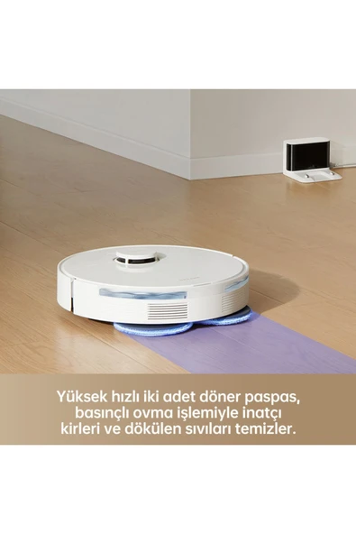 L10s Pro Gen 2 Robot Süpürge Beyaz - Resim 3