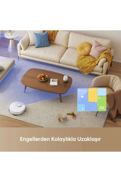 L10s Pro Gen 2 Robot Süpürge Beyaz - Resim 5