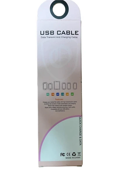 USB ERKEK MİCRO USB KABLO 1 MT BOLSAT - 4