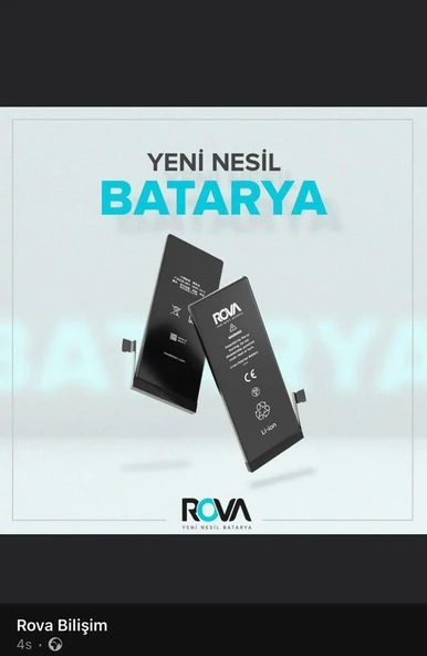 CEP TEL BATARYA İPHONE 6 ROVA  GARANTİLİ - 4