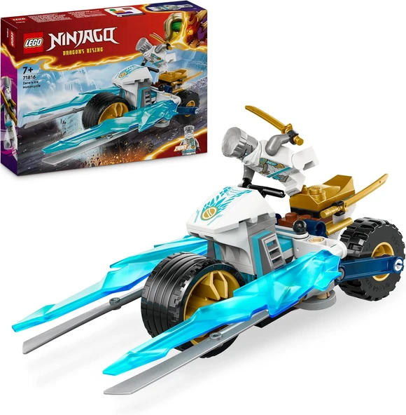 Lego Ninjago Zane’In Buz Motosikleti 71816 – 7 Yaş Ve Üzeri İçin Zane Minifigürü İçeren Yaratıcı Oyu ürün görseli 1