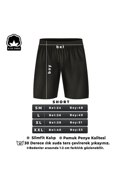 Çift Renk Short. - 5
