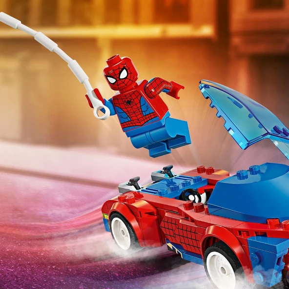 Lego Marvel Örümcek Adam Yarış Arabası Ve Venom Green Goblin 76279 – 7 Yaş Ve Üzeri Süper Kahraman S - Resim 7