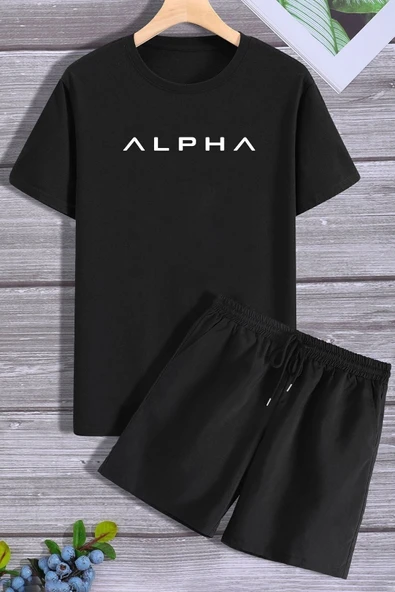 Alpha Şort T-shirt Eşofman Takımı