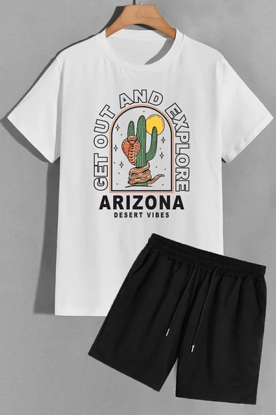 Arizona Şort T-shirt Eşofman Takımı - Resim 5