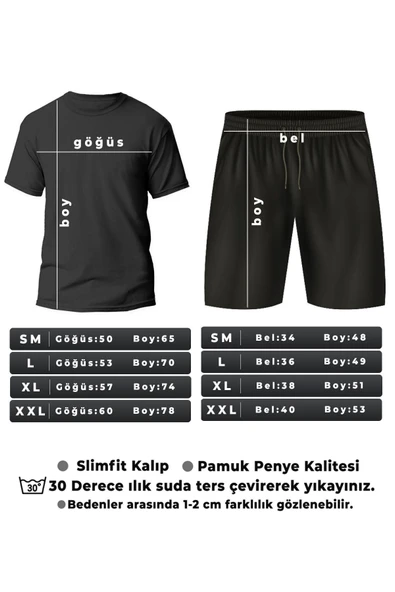 Michigan Şort T-shirt Eşofman Takımı - 2
