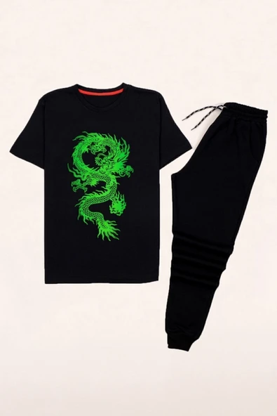 Green Dragon Baskılı Eşofman Takımı