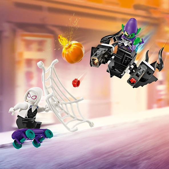 Lego Marvel Örümcek Adam Yarış Arabası Ve Venom Green Goblin 76279 – 7 Yaş Ve Üzeri Süper Kahraman S - Resim 6