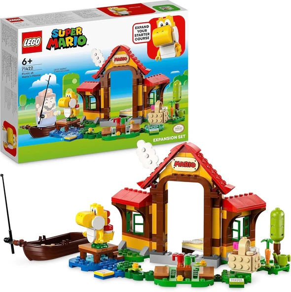 Lego Super Mario Mario’Nun Evinde Piknik Ek Macera Seti 71422 (259 Parça) ürün görseli 1