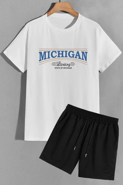 Michigan Şort T-shirt Eşofman Takımı - 1