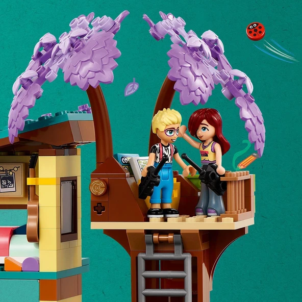 Lego Friends Olly Ve Paisley'Nin Aile Evleri 42620-7 Yaş Ve Üzeri Çocuklar Için 5 Minifigür İçeren Y - Resim 6