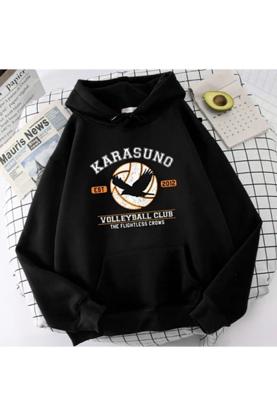 Karasuno Baskılı Sweatshirt