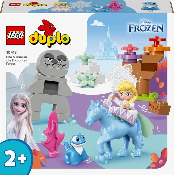 Lego® Duplo │ Disney Elsa Ve Bruni Büyülü Ormanda 10418, 2 Yaş Ve Üzeri Çocuklar Için Elsa Mini Bebe - Resim 3