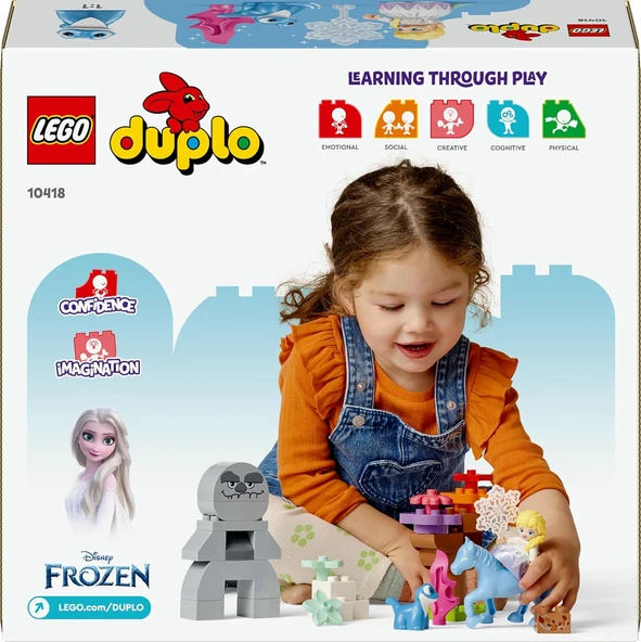 Lego® Duplo │ Disney Elsa Ve Bruni Büyülü Ormanda 10418, 2 Yaş Ve Üzeri Çocuklar Için Elsa Mini Bebe - Resim 4