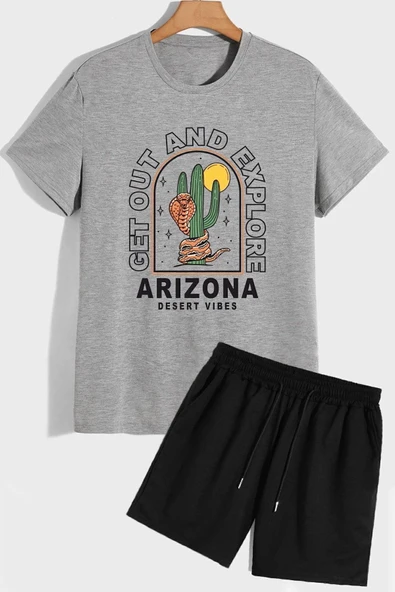 Arizona Şort T-shirt Eşofman Takımı - Resim 11