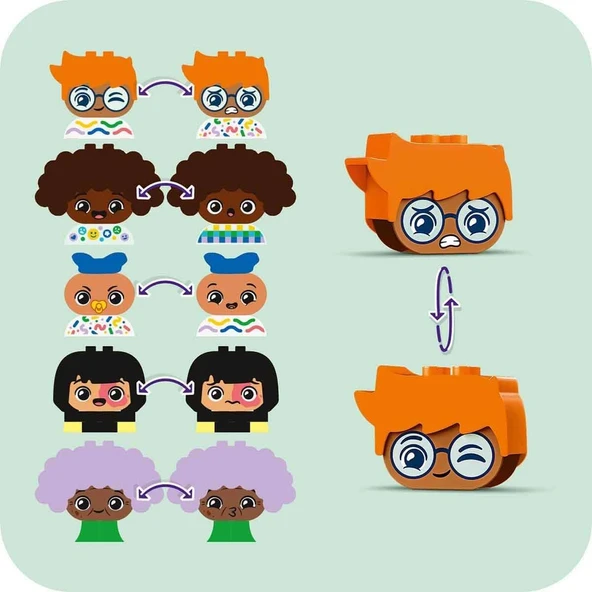 Lego Duplo Kasabası İnşa Edilebilen Duygulu İnsanlar 10423-3 Yaş Ve Üzeri Çocuklar Için Eğitici Oyun - Resim 6