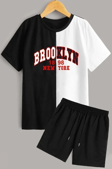 Brooklyn Şort T-shirt Eşofman Takımı ürün görseli
