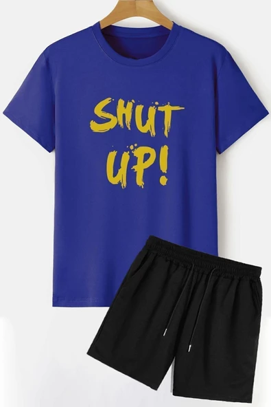Shut Up Şort T-shirt Eşofman Takımı