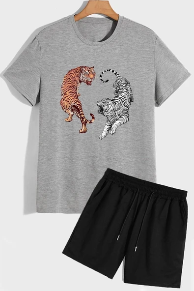 Tiger Şort T-shirt Eşofman Takımı