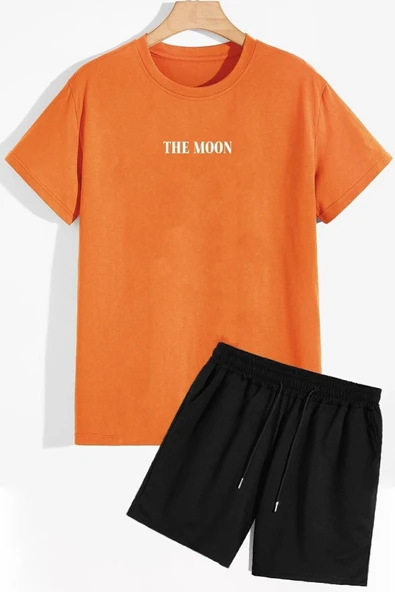 Evren Temalı Şort T-shirt Eşofman Takımı - Resim 11