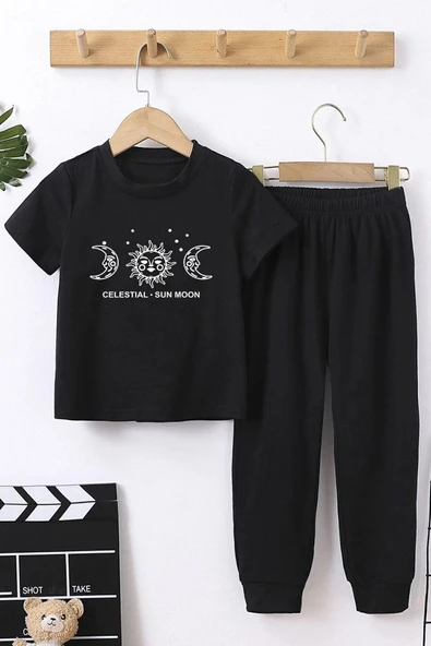 Summer Kids Sun Moon Alt - Üst Eşofman Takımı